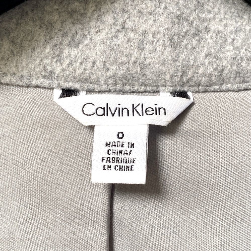 Calvin Klein Gray Fall/Winter Jacket - Picture 4 of 4
